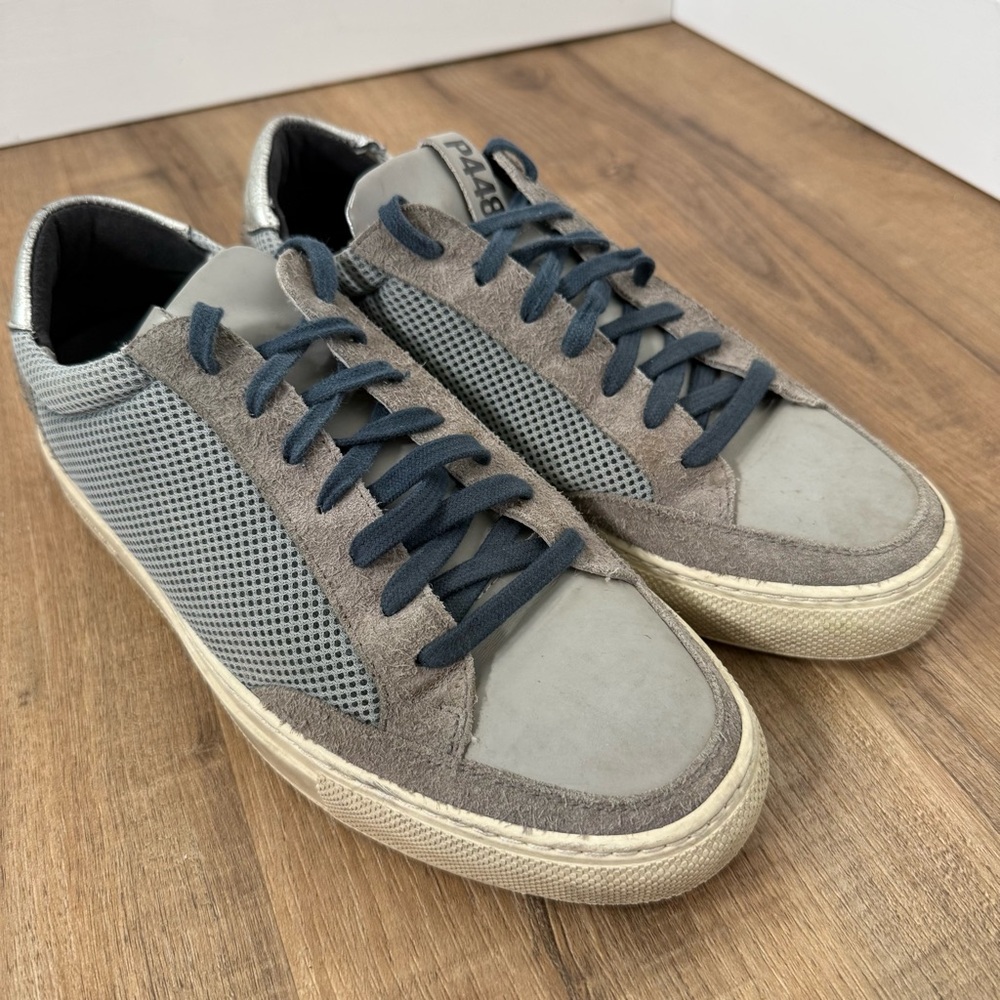 P448 Men's Soho Grey Suede Sneakers 42